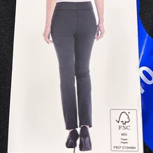 Dalia Women's Black Straight Leg Pants Size 10 NWT